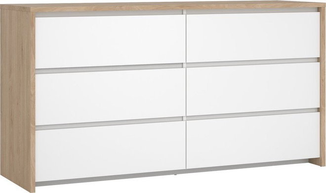 Bílá komoda 157x84x48 cm Next – Tvilum