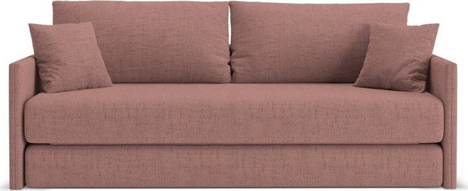 Růžová žinylková rozkládací pohovka 209 cm Shannon – Cosmopolitan Design