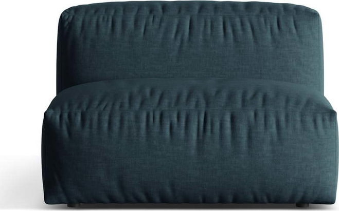 Tmavě modrý modul pohovky (středový díl) Martina – Micadoni Home