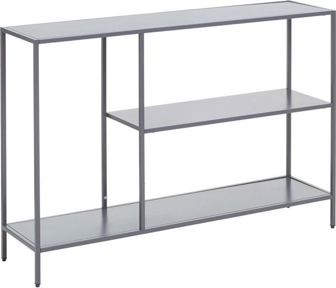 Šedý ocelový konzolový stolek 30x120 cm Acero – Premier Housewares