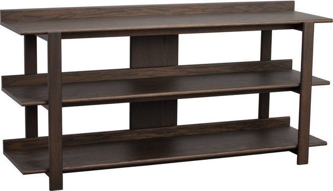 Konzolový stolek s deskou v dubovém dekoru v tmavě přírodní barvě 43x150 cm Kilian – Rowico