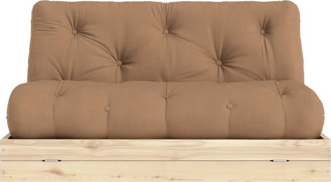 Hnědá rozkládací pohovka 145 cm Flip – Karup Design