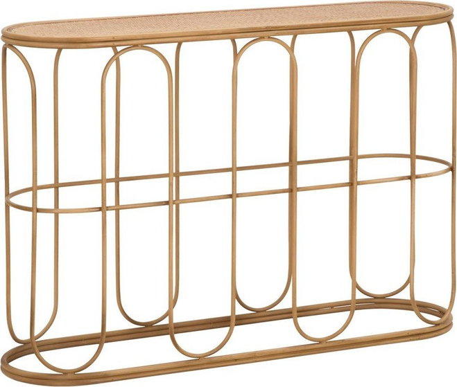 Ratanový konzolový stolek v přírodní barvě 32x110 cm Samui – Mauro Ferretti