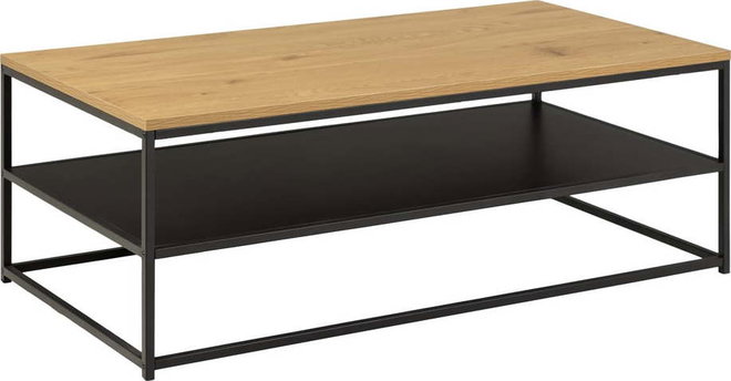 Černý konferenční stolek 60x120 cm Gila - Actona