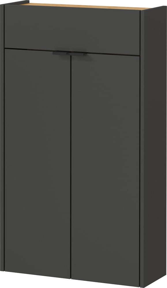 Antracitová skříňka 56x97x22 cm Ameca – Germania