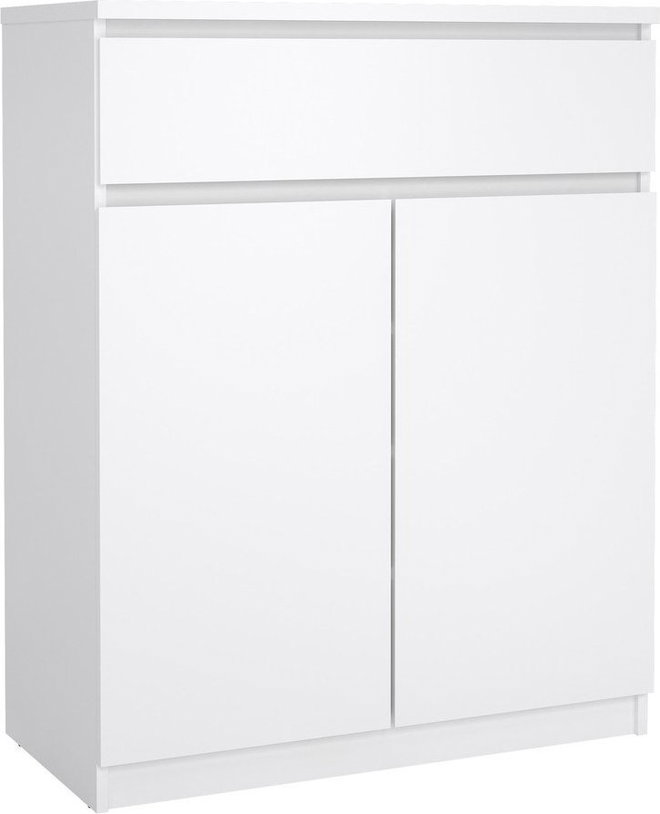 Bílá komoda 80x100x40 cm Naia – Tvilum