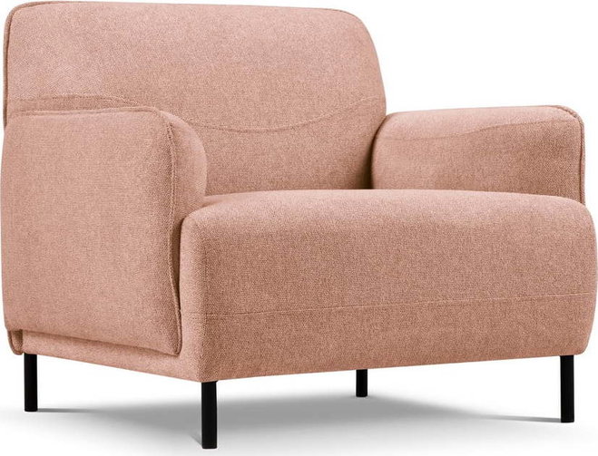 Růžové křeslo Windsor & Co Sofas Neso
