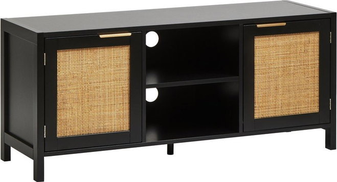 Černý TV stolek 120x52x38 cm Sherman – Premier Housewares