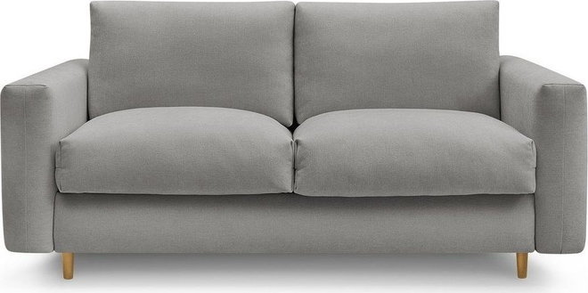 Šedá pohovka na každodenní spaní/rozkládací 220 cm Cocoone – Bobochic Paris