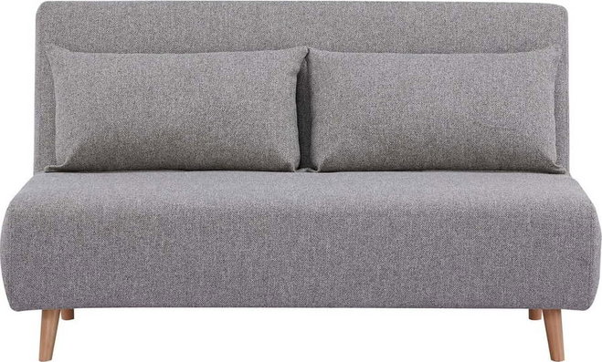 Šedá rozkládací pohovka 140 cm Marlow – House Nordic