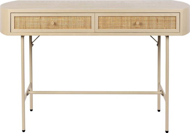 Béžový konzolový stolek 40x120 cm Amaya – White Label