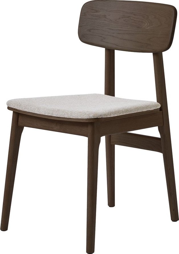 Hnědá čalouněná jídelní židle Livo – Unique Furniture