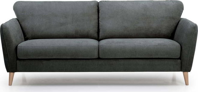 Černošedá pohovka 206 cm Paris - Scandic