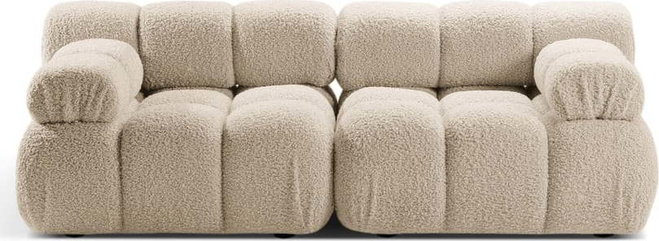 Béžová modulární pohovka z textilie bouclé 188 cm Bellis – Micadoni Home