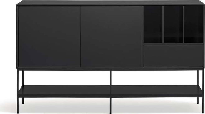 Černá komoda 166x98x45 cm Platt – Teulat