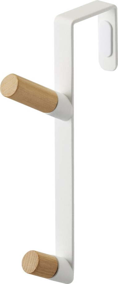 Bílý kovový věšák na dveře 1,5 cm Tower – YAMAZAKI