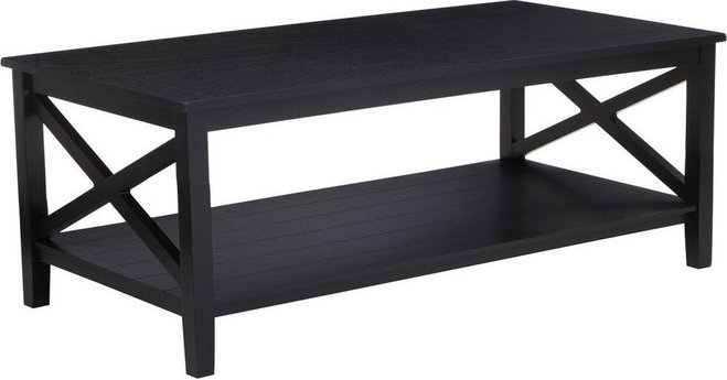 Černý konferenční stolek 60x120 cm Heritage – Premier Housewares