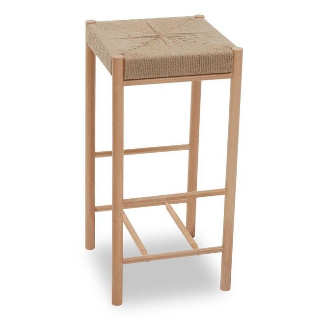 Barová stolička z bukového dřeva v přírodní barvě (výška sedáku 72 cm) Bandar – Premier Housewares
