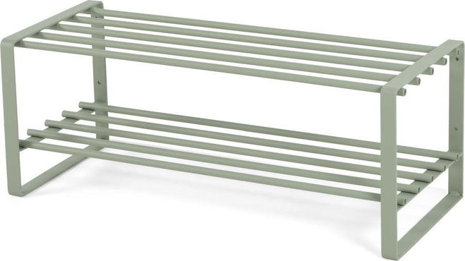 Šedozelený kovový botník 70x29x27 cm Rex – Spinder Design