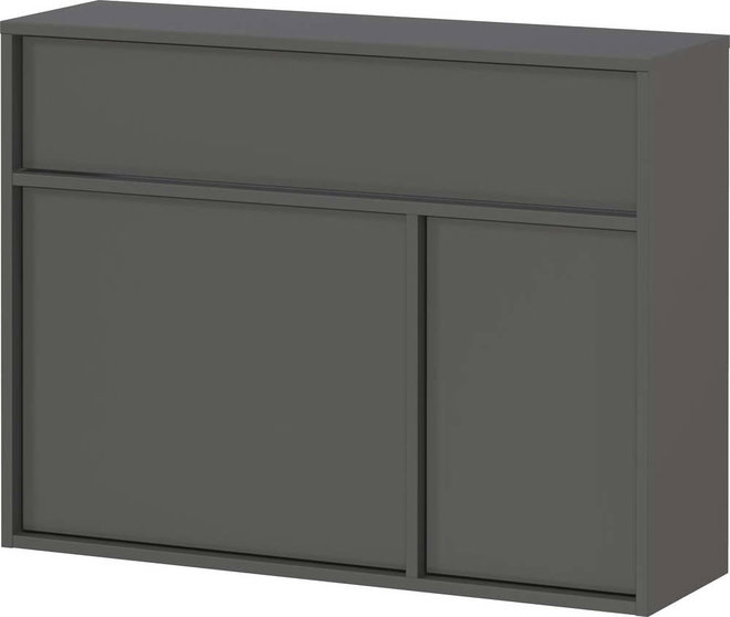 Antracitová skříňka 83x63x25 cm Ameca 2.0 – Germania