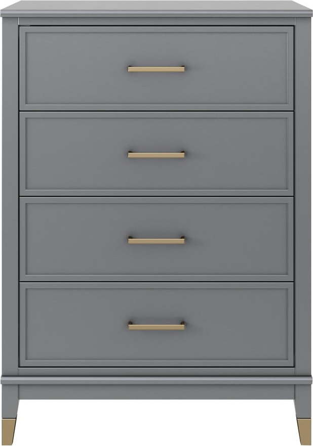 Šedá komoda 75x106x50 cm Westerleigh – Støraa