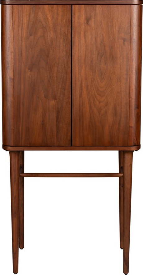 Hnědá skříňka v dekoru ořechu s posuvnými dveřmi 62x125x45 cm Morrison – Dutchbone