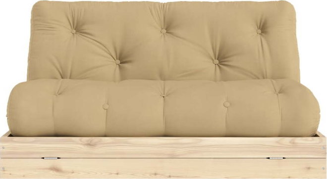 Světle hnědá rozkládací pohovka 145 cm Flip – Karup Design