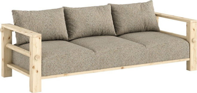 Šedá pohovka 225 cm Bare – Karup