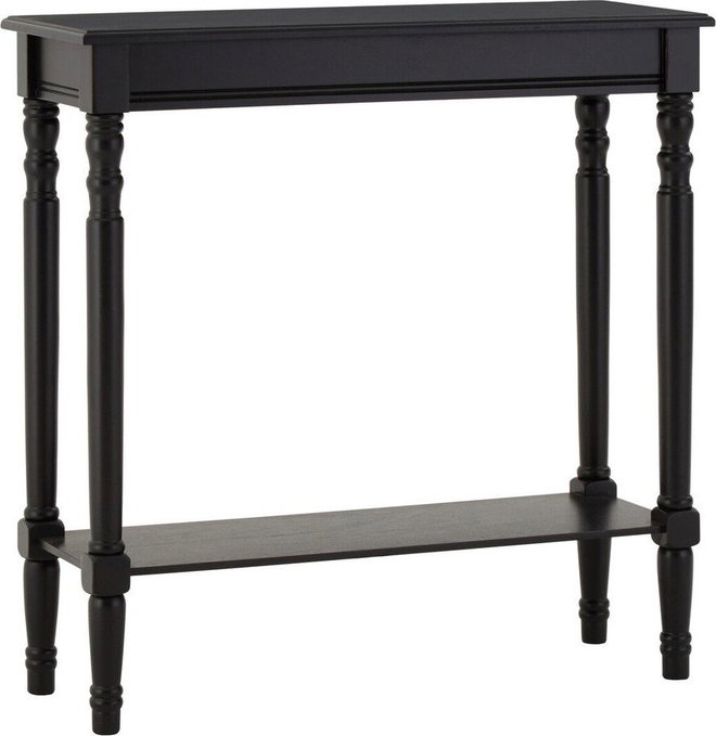 Černý konzolový stolek z borovicového dřeva 30x80 cm Heritage – Premier Housewares