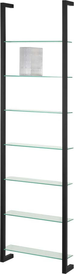 Černá patrová kovová police 46 cm Cubic – Spinder Design