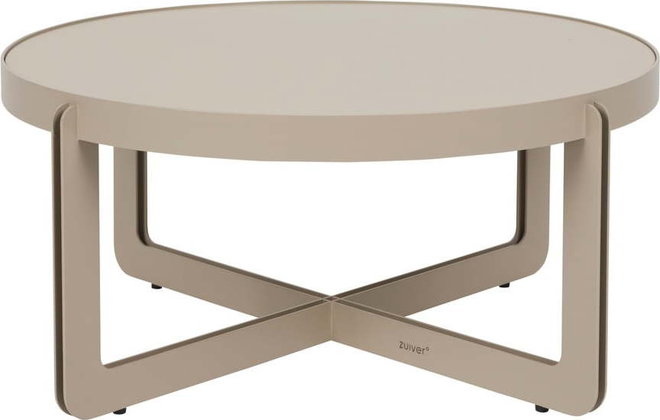 Béžový kulatý konferenční stolek ø 68 cm Centre – Zuiver