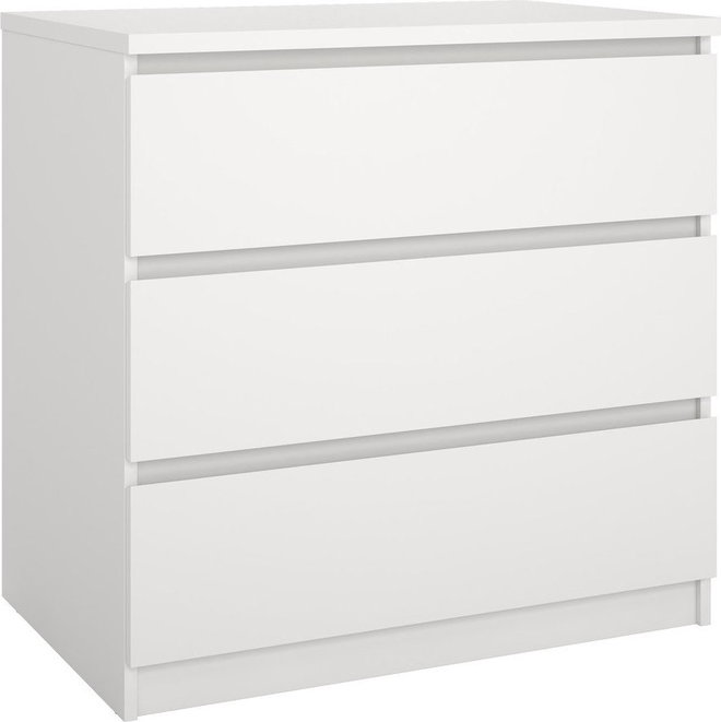 Bílá komoda 77x76x50 cm Naia – Tvilum