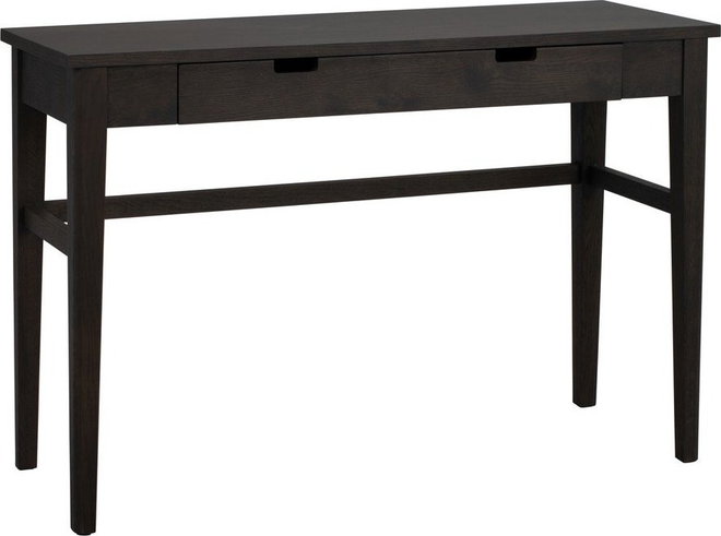 Konzolový stolek s deskou v dubovém dekoru v tmavě přírodní barvě 40x110 cm Garrison – Rowico