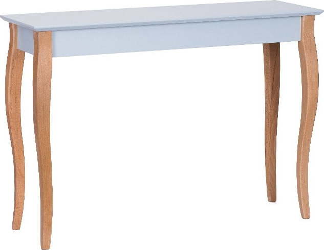 Světle šedý odkládací stolek Ragaba Console, délka 105 cm