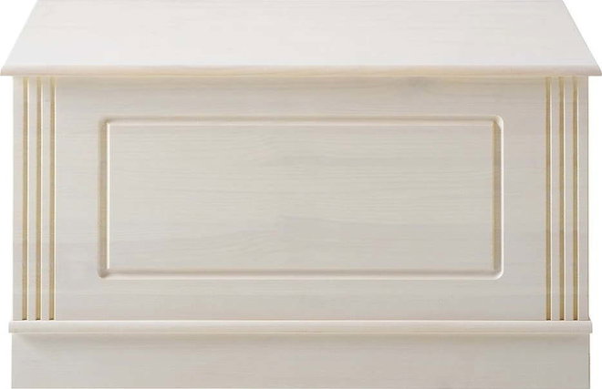 Bílá truhla z borovicového dřeva 80x45 cm Anita – Støraa