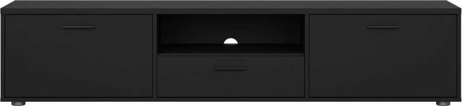 Černý TV stolek 177x38 cm Media – Tvilum