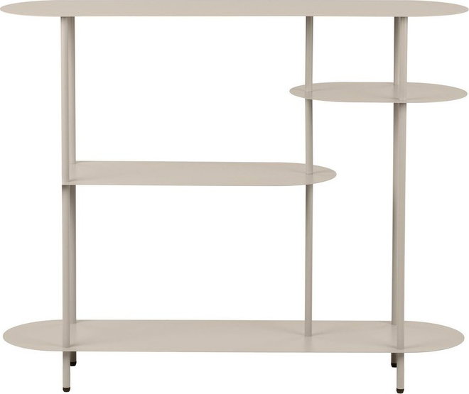 Béžový kovový regál 118x97x31 cm Rieti – House Nordic
