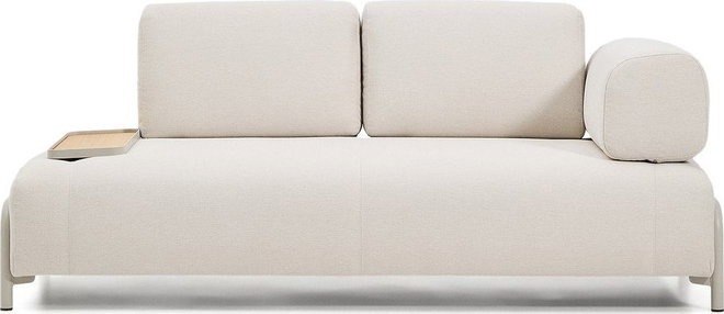 Béžová žinylková modulární pohovka 200 cm Compo – Kave Home