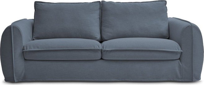 Modrá pohovka na každodenní spaní/rozkládací 236 cm Archimede – Bobochic Paris
