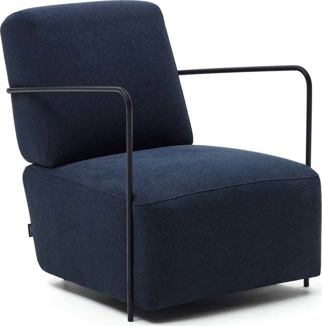 Modré křeslo Gamer – Kave Home
