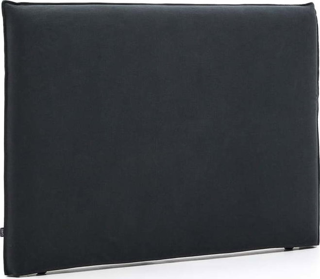 Antracitové čalouněné čelo postele 180x118 cm Jaira – Kave Home