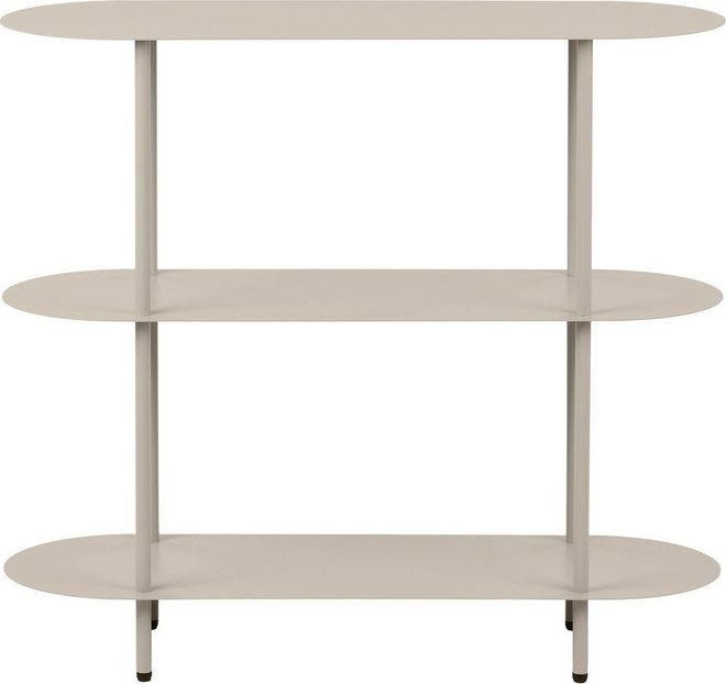 Béžový kovový regál 90x81x31 cm Rieti – House Nordic