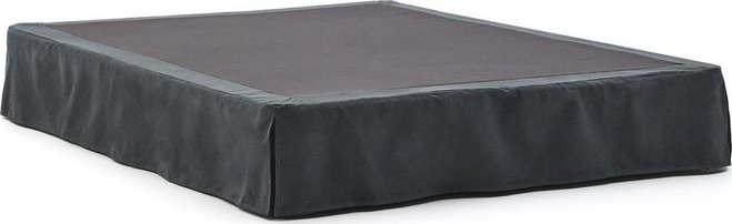 Antracitová čalouněná dvoulůžková postel 180x200 cm Jaira – Kave Home