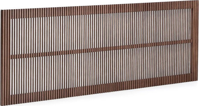 Čelo postele z jasanového dřeva v tmavě přírodní barvě 195x70 cm Beyla – Kave Home