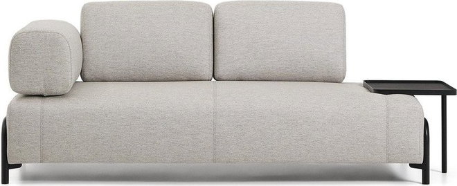 Šedobéžová modulární pohovka 220 cm Compo – Kave Home