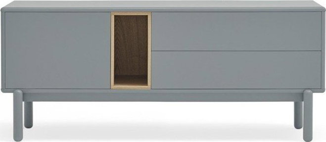 Modro-šedý TV stolek 140x56 cm Corvo – Teulat