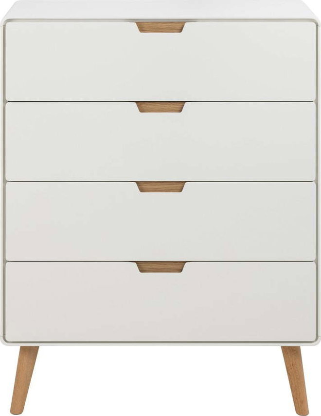 Bílá komoda 80x100x40 cm Lowell – Actona