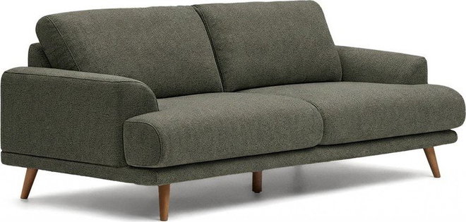 Tmavě zelená žinylková pohovka 228 cm Karin – Kave Home