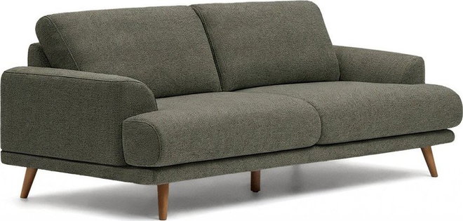 Tmavě zelená žinylková pohovka 211 cm Karin – Kave Home