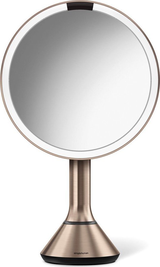 Kosmetické zvětšovací zrcadlo s osvětlením (5x) ø 20 cm Sensor – simplehuman